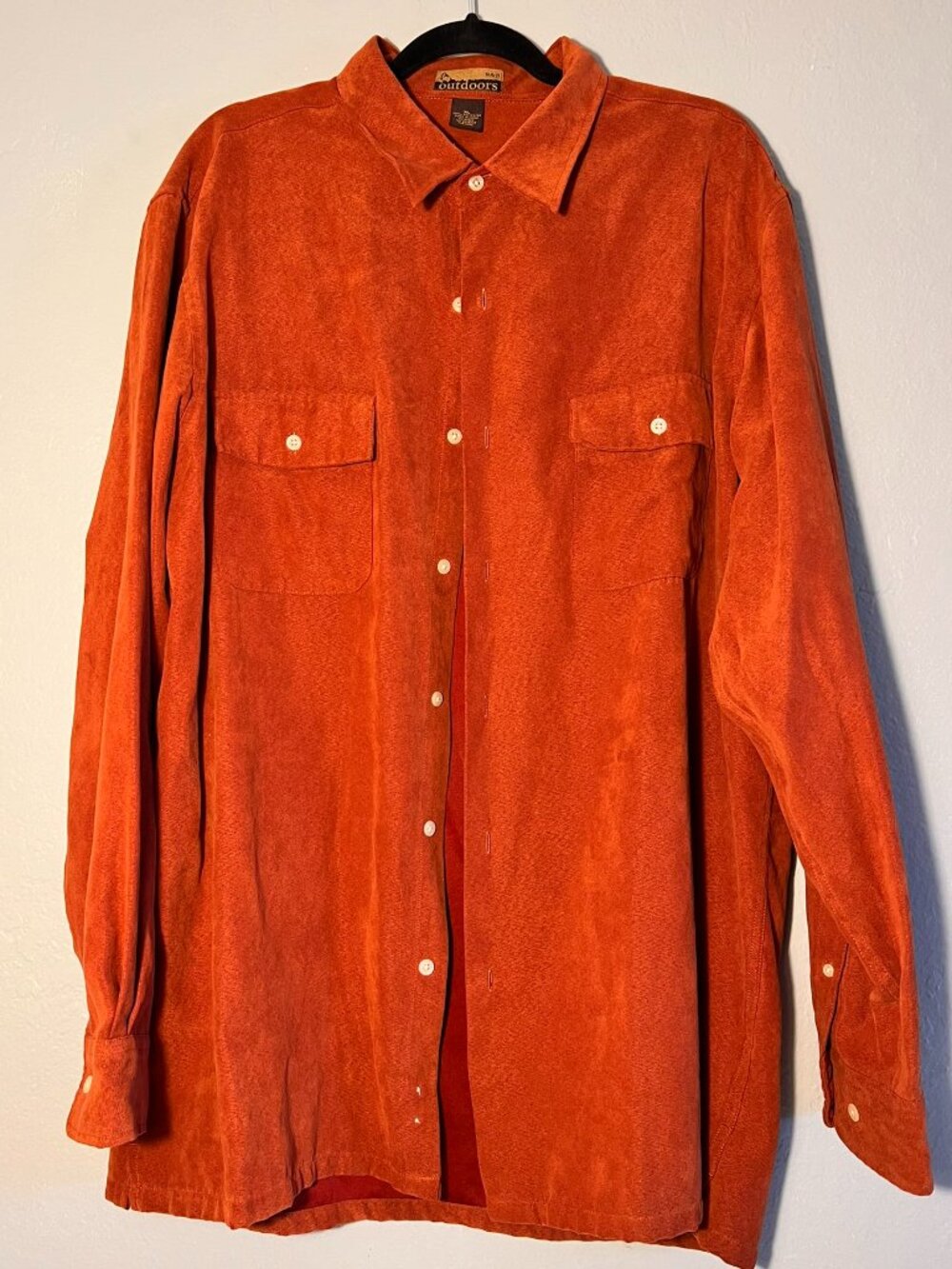 R&R Outdoors XL Burnt Orange Long Sleeve Mens shirt - Excellent Condition